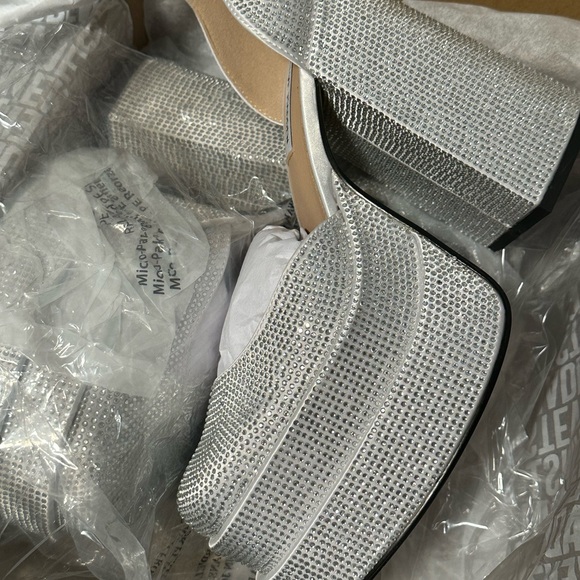 Steve Madden Charlize-R Rhinestones #8.5 - Picture 6 of 13